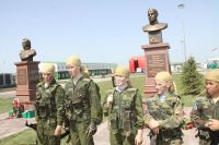 Открытие военного городка и аллеи воинской славы