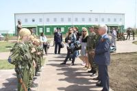 Открытие военного городка и аллеи воинской славы