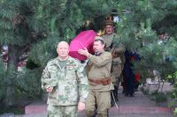 Передача останков погибшего в 1943г. воина