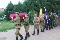 Передача останков погибшего в 1943г. воина