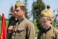 Передача останков воинов Красной Армии