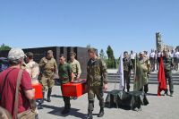 Передача останков воинов Красной Армии