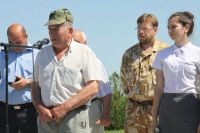 Передача останков воинов Красной Армии