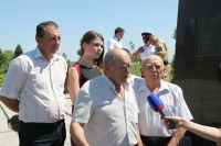 Передача останков воинов Красной Армии