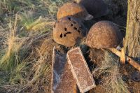 Поисковая вахта памяти у поселка Самбек