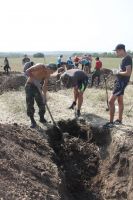 Поисковая вахта памяти у поселка Самбек