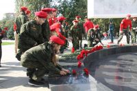 Принятие присяги Ростовскими юнармейцами