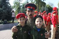 Принятие присяги Ростовскими юнармейцами