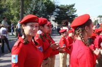 Принятие присяги Ростовскими юнармейцами