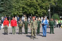 Принятие присяги Ростовскими юнармейцами
