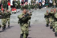 Принятие присяги Ростовскими юнармейцами