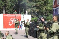 Принятие присяги Ростовскими юнармейцами