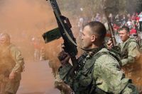 Принятие присяги Ростовскими юнармейцами