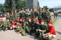 Принятие присяги Ростовскими юнармейцами