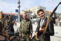 Принятие присяги Ростовскими юнармейцами