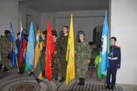 Принятие юнармейской присяги и освящение знамени