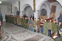 Принятие юнармейской присяги и освящение знамени