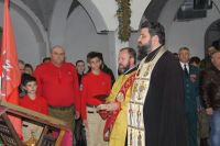 Принятие юнармейской присяги и освящение знамени