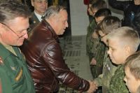 Принятие юнармейской присяги и освящение знамени