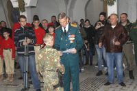 Принятие юнармейской присяги и освящение знамени