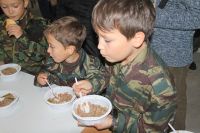 Принятие юнармейской присяги и освящение знамени