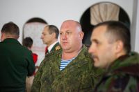 Принятие юнармейской присяги и освящение знамени