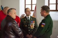 Принятие юнармейской присяги и освящение знамени