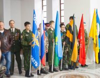 Принятие юнармейской присяги и освящение знамени