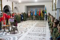 Принятие юнармейской присяги и освящение знамени