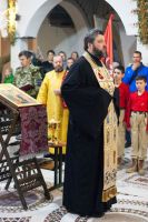 Принятие юнармейской присяги и освящение знамени