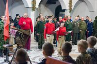 Принятие юнармейской присяги и освящение знамени