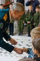 Принятие юнармейской присяги и освящение знамени