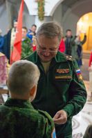 Принятие юнармейской присяги и освящение знамени