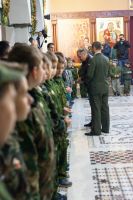 Принятие юнармейской присяги и освящение знамени