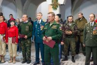 Принятие юнармейской присяги и освящение знамени