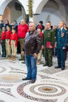 Принятие юнармейской присяги и освящение знамени