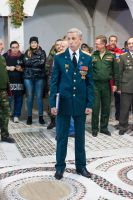 Принятие юнармейской присяги и освящение знамени