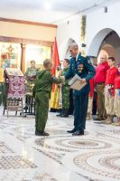 Принятие юнармейской присяги и освящение знамени