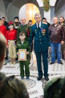 Принятие юнармейской присяги и освящение знамени