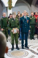 Принятие юнармейской присяги и освящение знамени