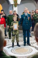 Принятие юнармейской присяги и освящение знамени