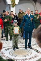 Принятие юнармейской присяги и освящение знамени