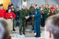 Принятие юнармейской присяги и освящение знамени