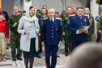 Принятие юнармейской присяги и освящение знамени