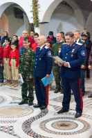 Принятие юнармейской присяги и освящение знамени