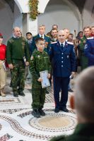 Принятие юнармейской присяги и освящение знамени