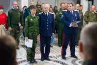 Принятие юнармейской присяги и освящение знамени