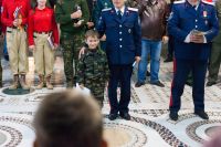 Принятие юнармейской присяги и освящение знамени