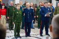 Принятие юнармейской присяги и освящение знамени