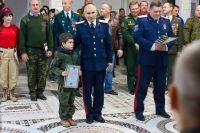 Принятие юнармейской присяги и освящение знамени